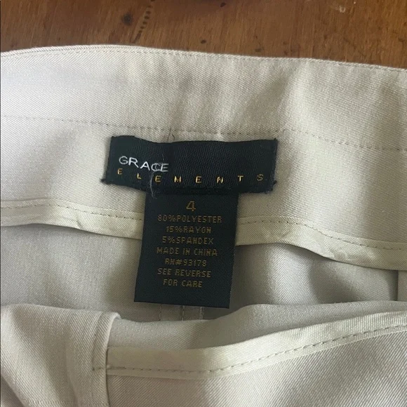 Grace Elements Cream Wrap Skirt - Picture 2 of 5